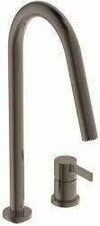 Ideal Standard Baterie bucatarie cu dus extactibil Ideal Standard Gusto 242 gri Magnetic Grey 2 tipuri de jet (BD424A5) - neakaisa