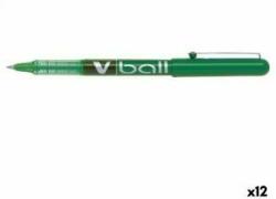 Pilot Stilou Roller Pilot V Ball Verde Míč 0, 5 mm (12 Unități)