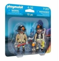 Playmobil Figurine Articulate Playmobil 71207 Pompier 15 Piese Duo Figurina