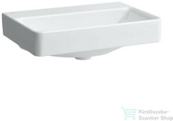 Laufen Pro S 55x38 cm-es mosdó csaplyuk és túlfolyó nélkül, LCC Active bevonattal, fehér H818958A001421 (H818958A001421)