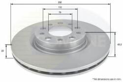 COMLINE Disc frana ALFA ROMEO SPIDER (939_, 939) (2006 - 2010) COMLINE ADC1826V