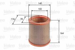 VALEO Filtru aer CITROEN BERLINGO (MF) (1996 - 2016) VALEO 585602