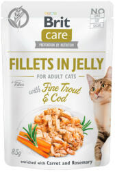Brit Care Adult Fillets in jelly trout & cod 85 g