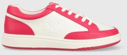 Ralph Lauren bőr sportcipő HAILEY II rózsaszín, 802904469004 - rózsaszín Női 40