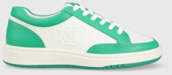 Ralph Lauren bőr sportcipő HAILEY II zöld, 802904469003 - zöld Női 40