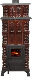 eSemineu Terracotta Stove Caro Maro 5R with Granite 10kW