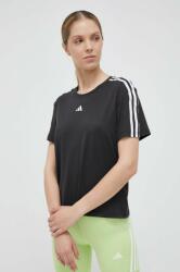 Adidas edzős póló Training Essentials fekete - fekete XS - answear - 9 090 Ft