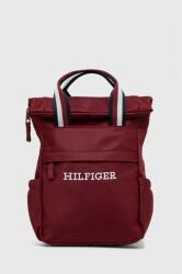 Tommy Hilfiger gyerek hátizsák bordó, kis, nyomott mintás - burgundia Univerzális méret