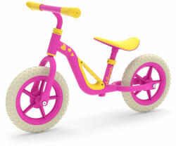 Chillafish Bicicleta de echilibru, Chillafish, Charlie, Usoara, Cu ghidon si sa reglabile, Greutate 2.5 Kg, Cu roti din spuma EVA, 10 inch, Pentru 18-48 luni, Pink