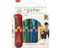 Maped Textmarker, Harry Potter, 4 culori/set, Maped 740701