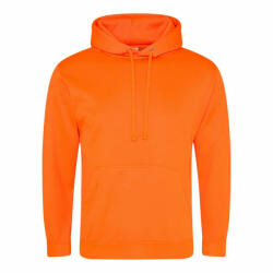 Just Hoods Uniszex kapucnis pulóver Just Hoods AWJH004 Electric Hoodie -S, Electric Orange