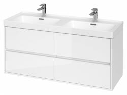 Cersanit Crea 120 fürdőszobaszekrény dupla mosdóval, fehér S801-323 (S801-323)