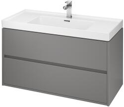 Cersanit Crea 100 fürdőszobaszekrény mosdóval, matt szürke S801-285 (S801-285)