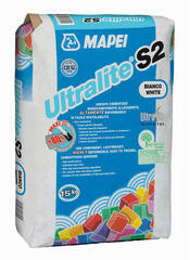 Mapei Ultralite S2 Flex kerámiaburkolat-ragasztó C2E S2 fehér 15 kg