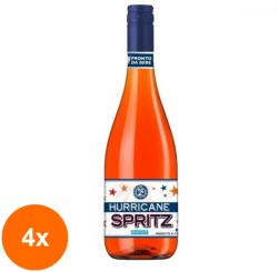 Perlino Set 4 x Cocktail Aromatizat pe Baza de Vin Ready To Drink Spritz Hurricane, 0.75 l