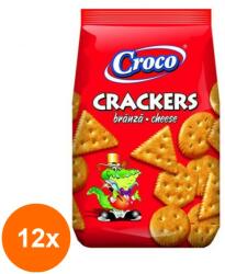 Croco Set 12 x Biscuiti cu Branza Croco Crackers, 100 g (FXE-12xEXF-TD-EXF5806)