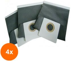 Victronic Set 4 x Sac pentru Aspirator Victronic, Textil, Gri Inchis (GUJ-4xCDB108)