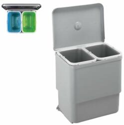 EKOTECH SESAMO 45szekrénybe szerelhető szemetes 340 mmmagas 2 vödrös kivitel (90124100)