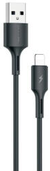 WK DESIGN Cablu date iPhone 1m Lighting Cable YouPin series cable USB - Lightning 3A Power Delivery 1m black (6941027616246)