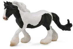 CollectA Figurina Cal Gypsy Mare - alb si negru XL Collecta