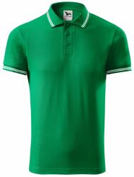MALFINI Tricou de bărbați polo Urban - Mediu verde | L (2191615)