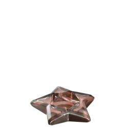 Leonardo ORNARE csillag alakú mécsestartó 10, 3cm, pezsgőszín