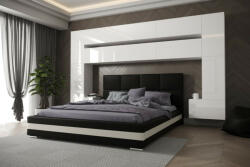 Prince Panama 7 hálószoba bútor magasfényű fehér (300cm) (5905528002640)
