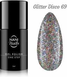 Naní One Step gél lakk 5 ml - Glitter Disco