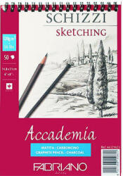 Fedrigoni Accademia rajz- és vázlattömb, 120 g, 50 lap - A5, spirálos