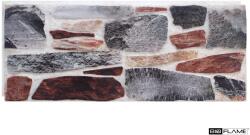 UNISPO Homlokzati falpanel Pirosas-szürke Kő 3, 5 cm