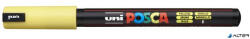 uni Dekormarker, 0, 7 mm, UNI "Posca PC-1MR", sárga (289751000)
