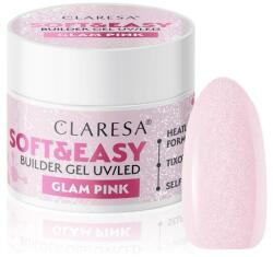 Claresa Gel modelant pentru unghii - Claresa Soft & Easy Builder Gel UV/LED Glam Pink 90 g