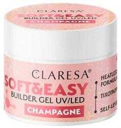 Claresa Gel modelant pentru unghii - Claresa Soft & Easy Builder Gel UV/LED Champagne 90 g