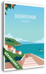 Vászonkép: Dubrovnik poszter(115x145 cm)
