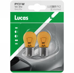 Lucas PY21W 12V 2x (LLB581PX2)