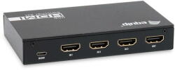 EQUIP Switch KVM EQUIP 3x1 HDMI 2.0 4K/60Hz Black inclusiv telecomanda (332725)