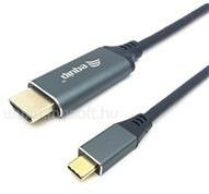 Equip Kábel - 133417 (USB-C to HDMI, apa/apa, 4K/60Hz, aluminium burkolat, 3m) (EQUIP_133417) (EQUIP_133417)