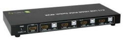 TECHLY Switch KVM TECHLY USB, HDMI, 4K, 4 moduri (IDATA-KVM-HDMI4U)