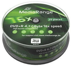 MediaRange DVD+R 16x SP 4, 7GB MediaR. 25 pieces (MR404) - vexio
