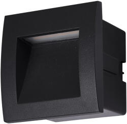 Avide Kültéri lépcsővilágító lámpa, 9x9 cm, fekete, beépíthető - Lagos Avide AOLS3WW-LAGS (AOLS3WW-LAGS)