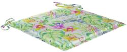 vidaXL Perne de scaun, model frunze, 4 buc. , 40x40x3 cm, textil Oxford (314030)