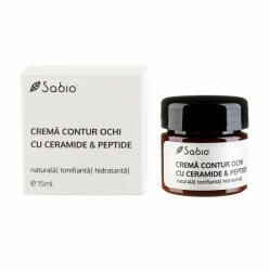 SABIO - Crema contur ochi cu ceramide si peptide, Sabio Crema pentru ochi 15 ml