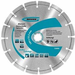 GROSS Диск 125 х 22, 2 mm диамантен за сухо рязане, лазерно заварени сегменти GROSS
