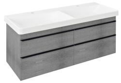 SAPHO SITIA 120 mosdótartó szekrény, ezüst tölgy SI120-1111 (SI120-1111)