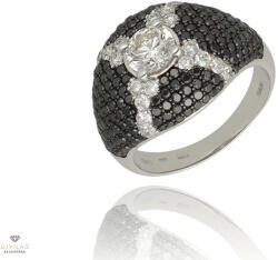 Újvilág Kollekció Fehér arany gyűrű 55-ös méret - B20054_3I