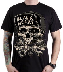 Black Heart Póló BLACK HEART Garage Built Szín: fekete, Méret: 3XL
