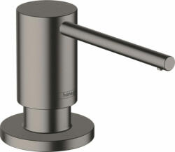 Hansgrohe A41 folyékony szappan és mosogatószer adagoló, szálcsiszolt fekete króm 40438340 (40438340)