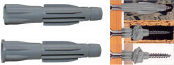 EvoTools Professional Diblu Universal Nylon - Tip Cu Guler - 60 Buc (673931)