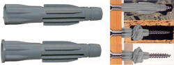 EvoTools Professional Diblu Universal Nylon - Tip Cu Guler - 20 Buc (673935)