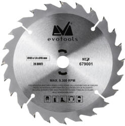 Evotools Disc Ferastrau Circular ONE EPTO - Diametru interior exterior 16 165 mm Grosime disc 1.4 mm Nr. dinti 24T Cod produs 678488 (679001)
